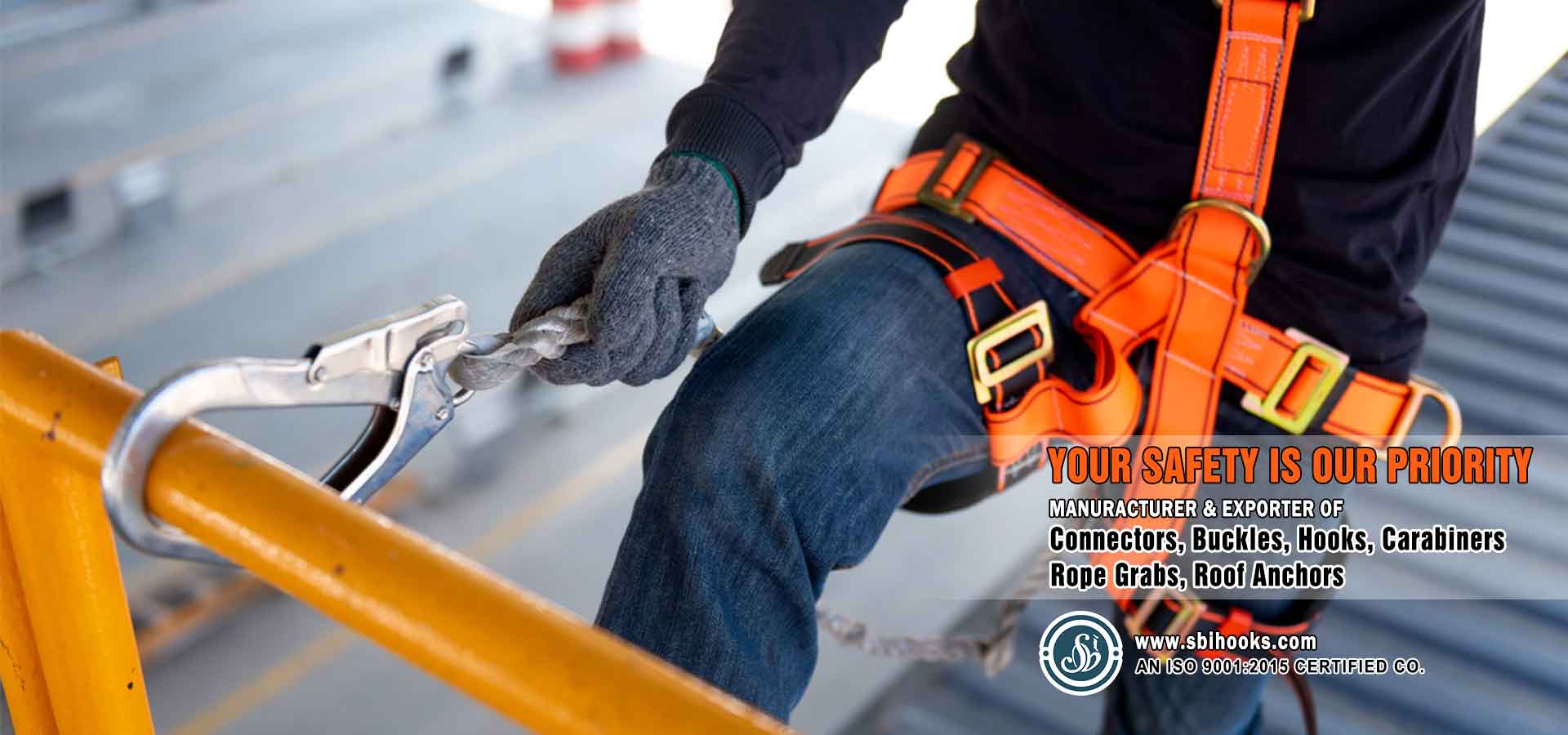 Fall Arrest Safety Harness Parts manufacturers exporters India Fall Prevent Products wholesale suppliers in India Punjab Ludhiana